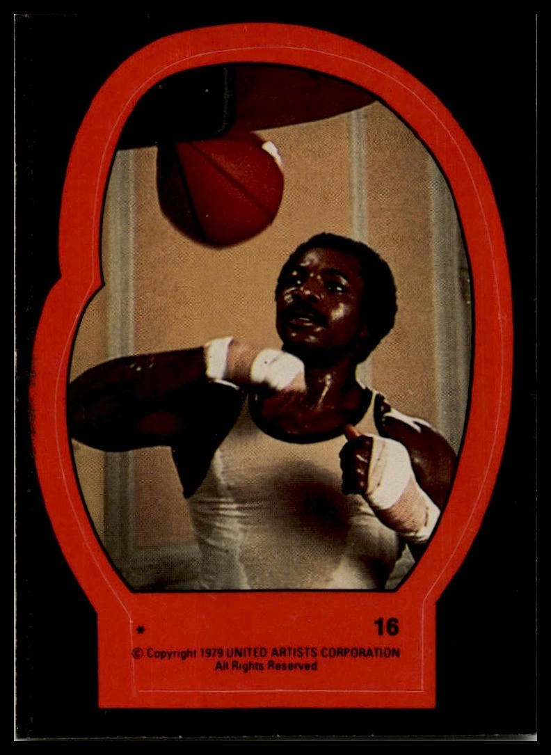 The Living Legend - 1979 Topps Rocky II - Stickers #16