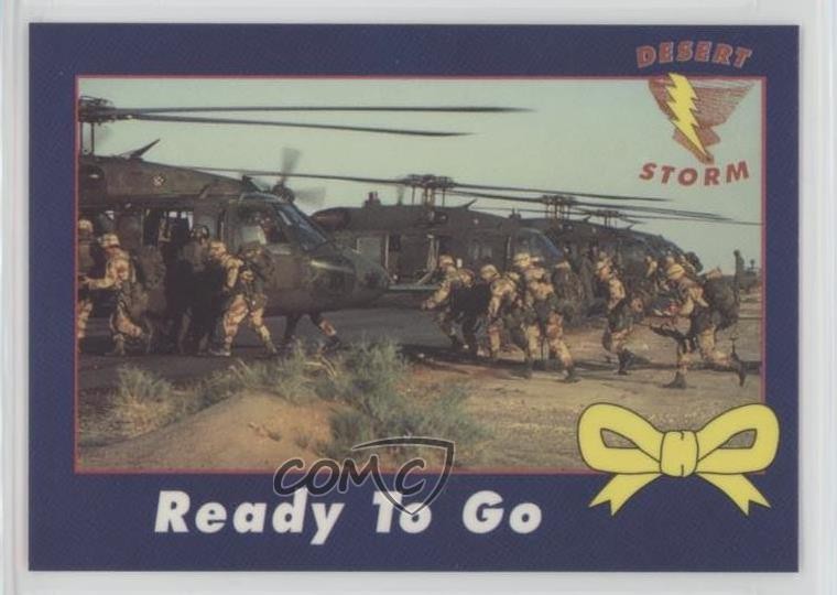 1991 AMA Desert Storm Yellow Ribbon Ready to Go #11 0s5