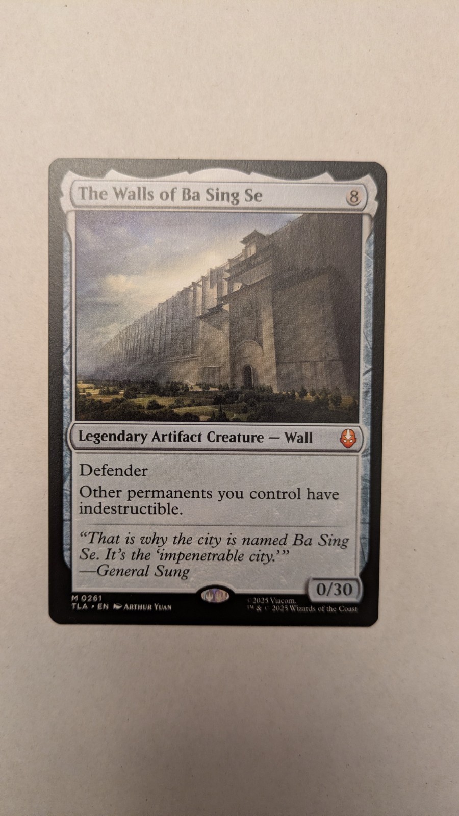 Magic The Gathering Le Mura di Ba Sing Se Mythic Regular #261 ENG 2025