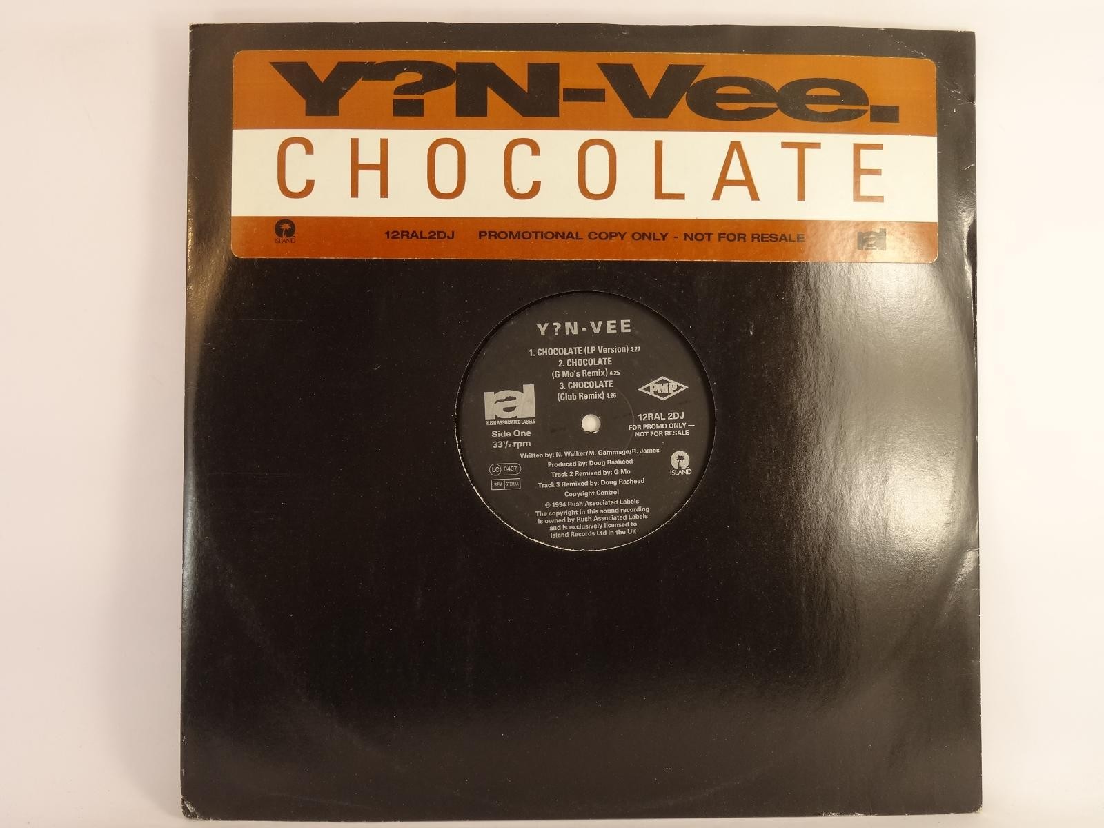 Y?N-VEE CHOCOLATE (A) 12" ISLAND