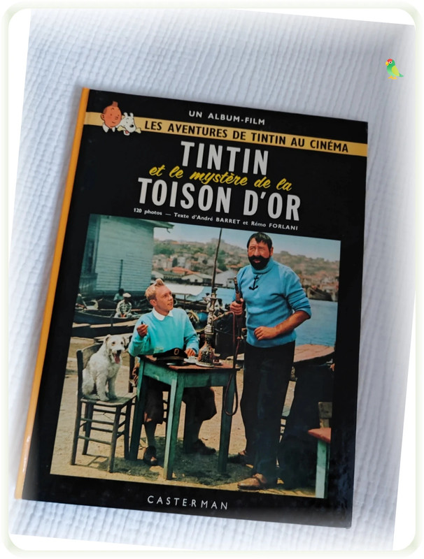 Livre bd- tintin et le mystère de la toison d'or- album film- 1962