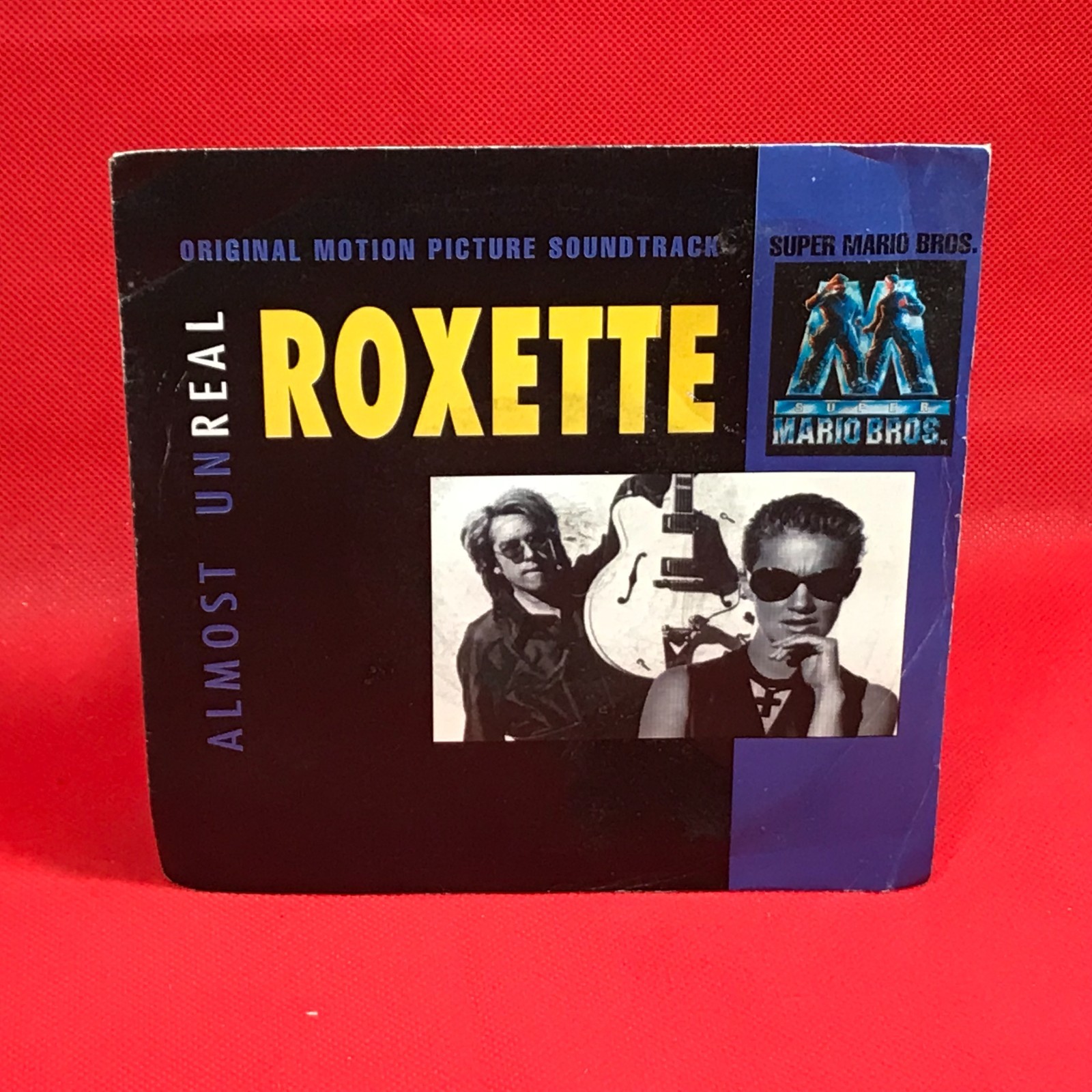 ROXETTE Almost Unreal 1993 UK 7" vinyl single Super Mario Brothers 45 record ~~