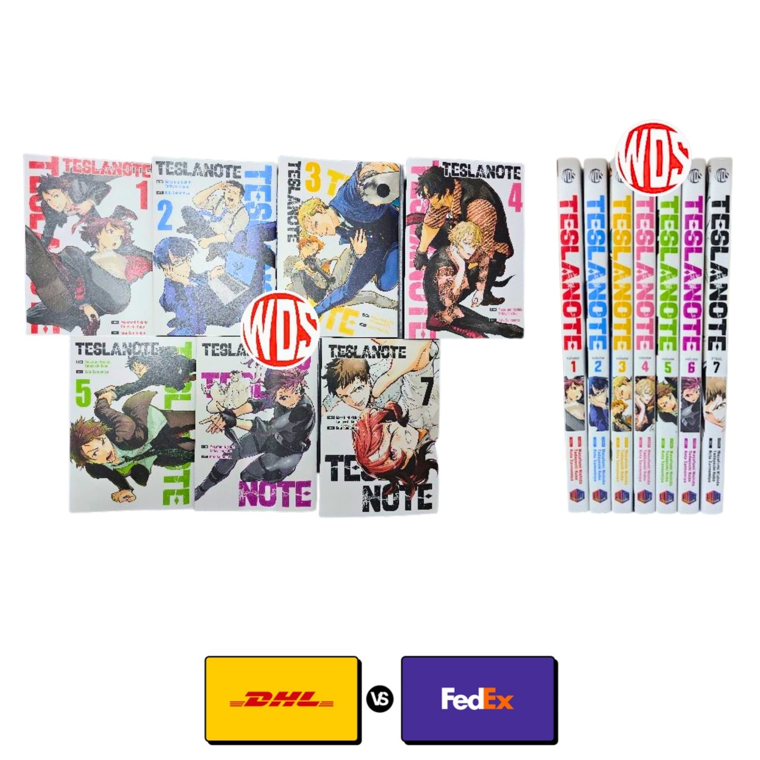 Teslanote Vol. Nuovo 1-7 manga versione inglese fumetto spedizione rapida