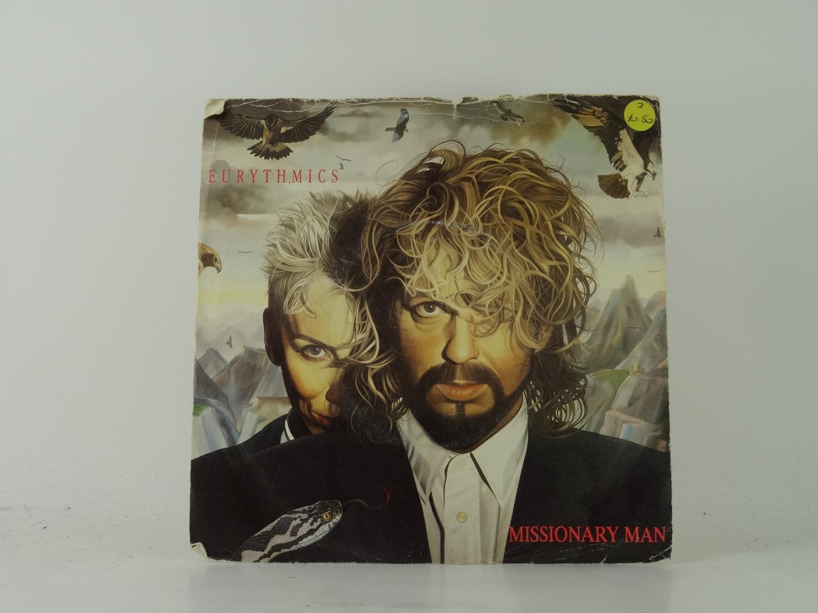 EURYTHMICS MISSIONARY MAN (5) 2 Track 7" Single plus Picture Sleeve RCA/ARIOLA R