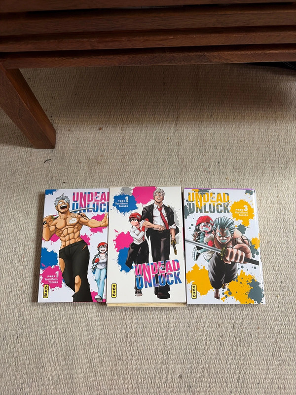 Manga undead unluck 1/3 collector