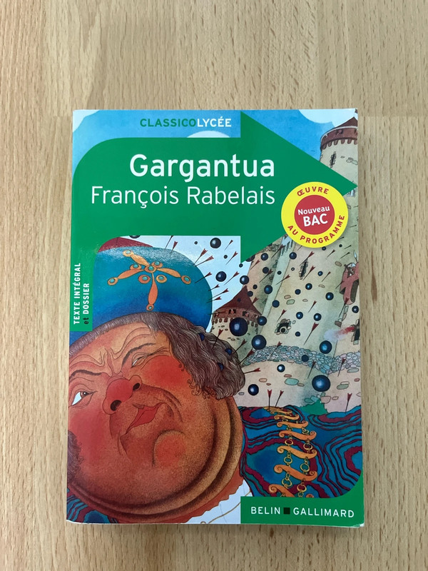 François Rabelais, Gargantua