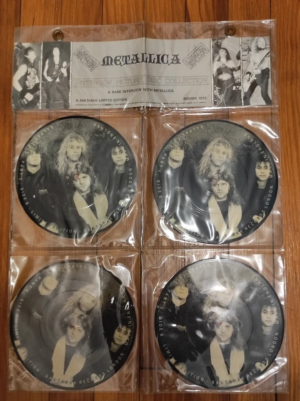 4 Vinyle Metallica Interview Baktabak
