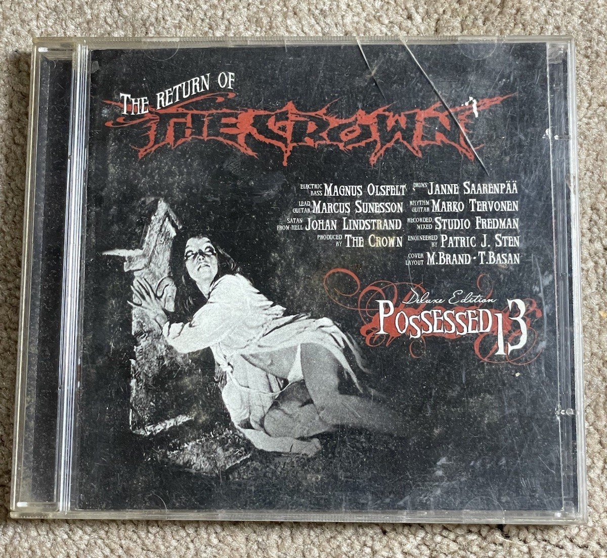 THE CROWN Possessed 13 DELUXE version CD BONUS disc Demos Unreleashed Hits