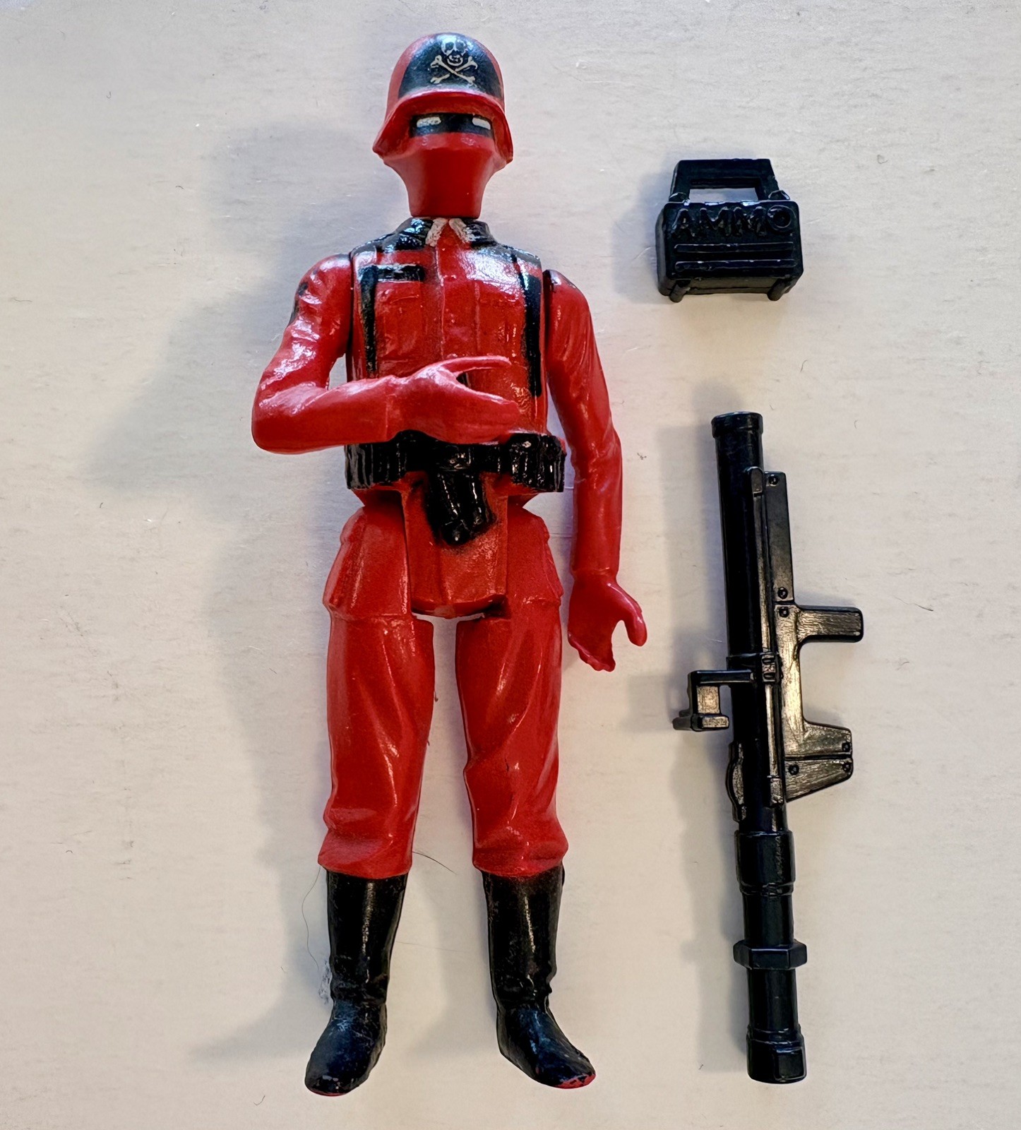 Palitoy Action Force 1983 Red Shadows Vulture Trooper Complete UK GI Joe Cobra