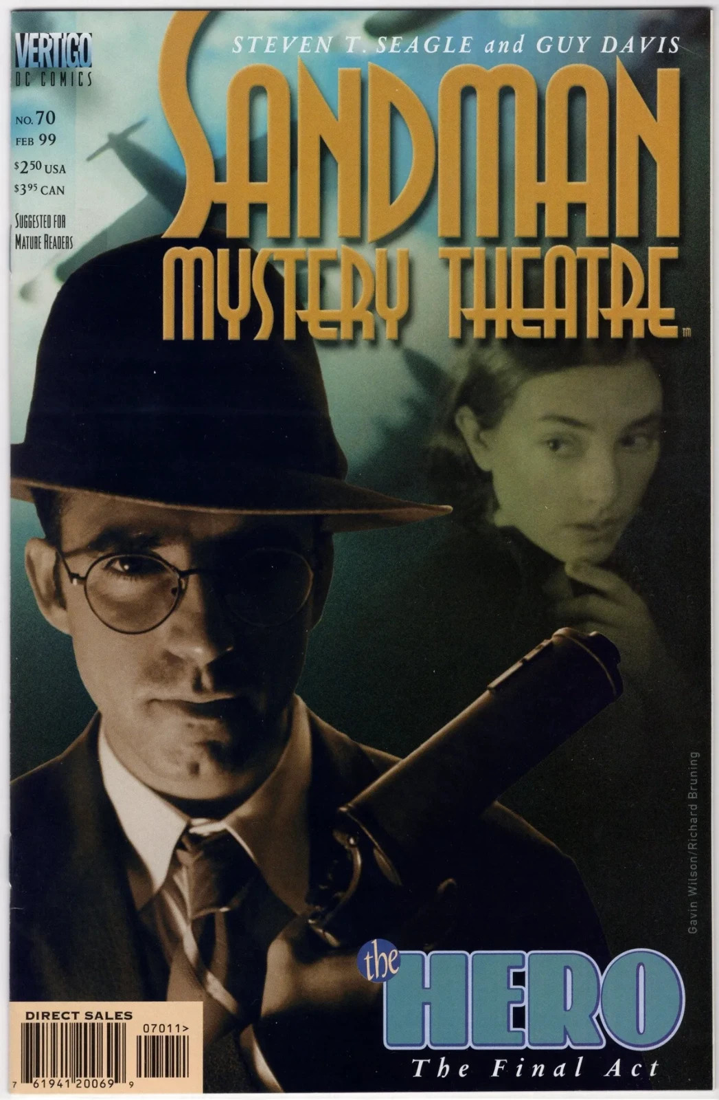 SANDMAN MYSTERY THEATER #70 (EDIZIONE FINALE / TIRATURA BASSA) COPERTINA FOTO