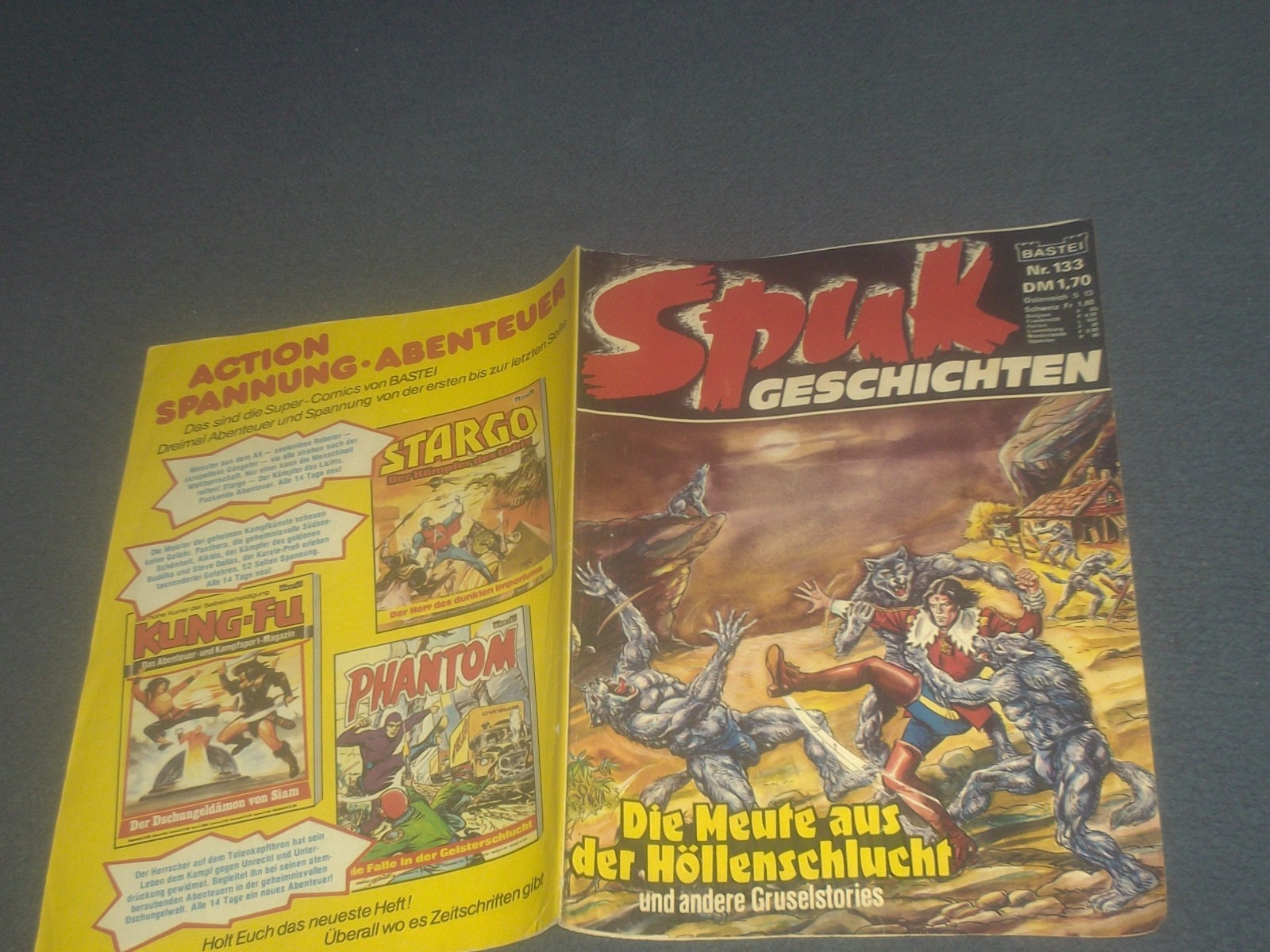 STORIE DI SPUK FUMETTO QUADERNO VOLUME N.133