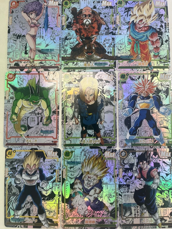 Lot 9 cartes dragon ball séries spécial db et dbz