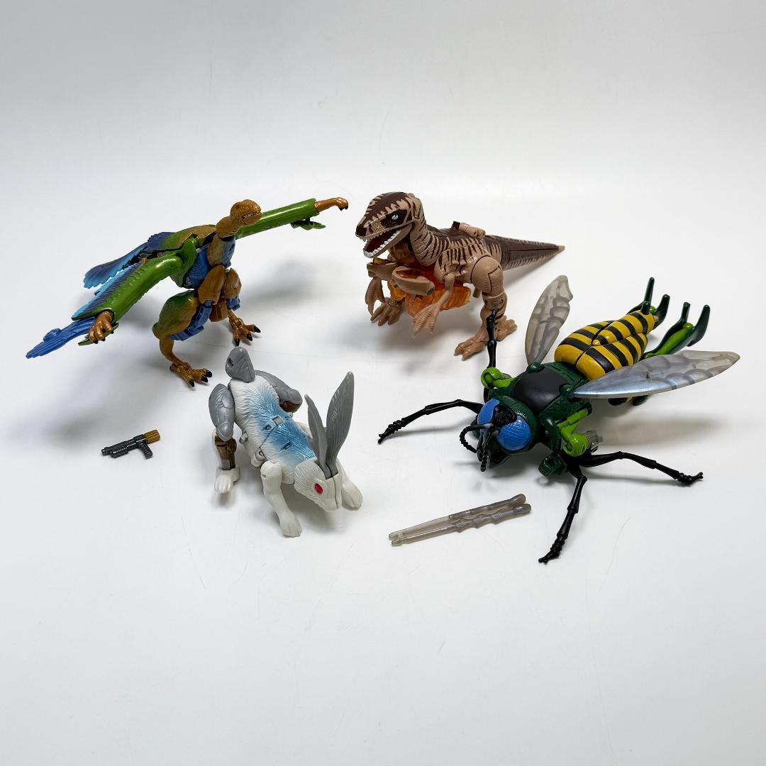 Transformers Beast Wars Vintage Figure Bundle Waspinator Dinobot Stampy