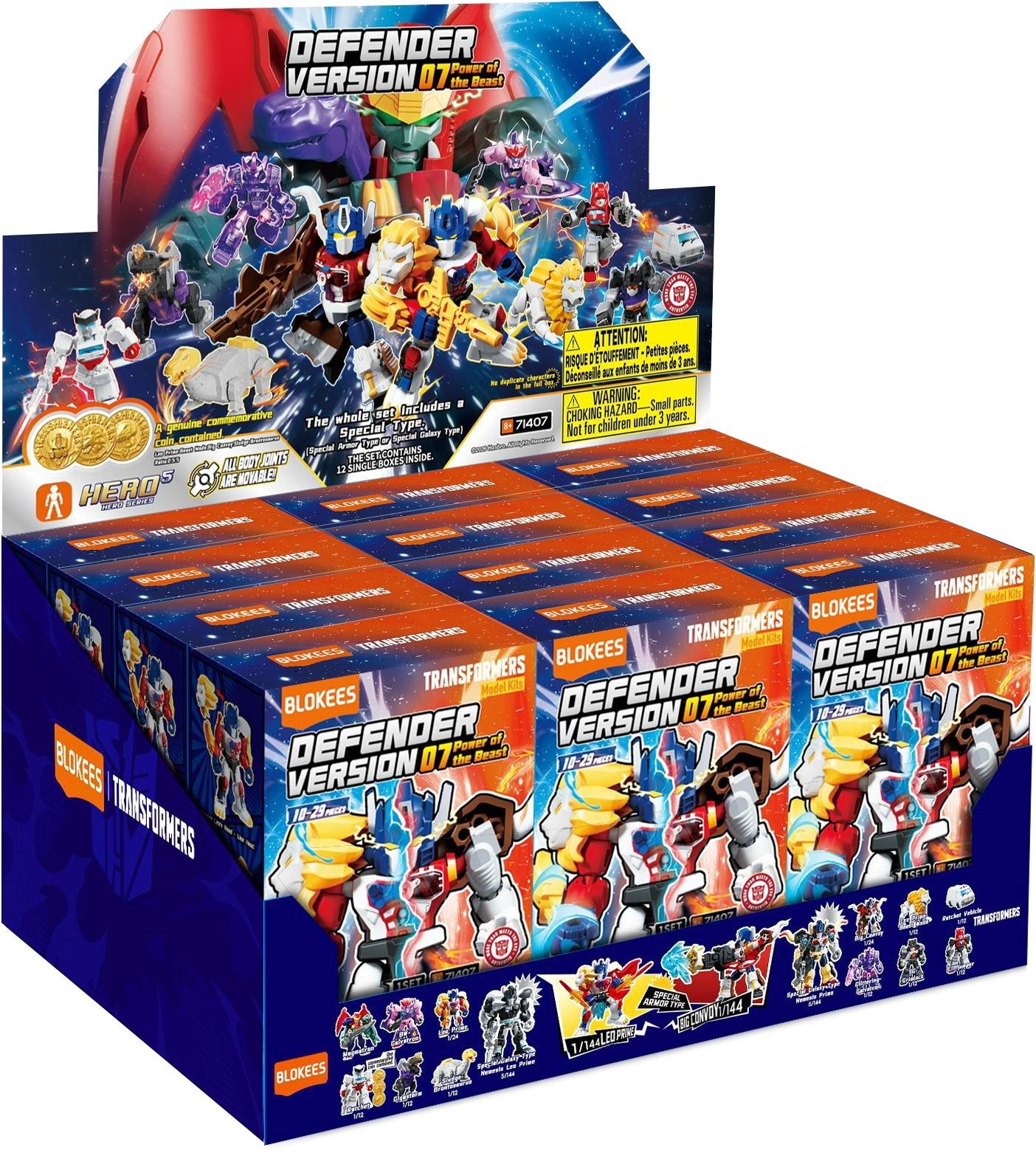 Merchandising Blokees: Transformers - Defender Version 07 Power Of The Beast -