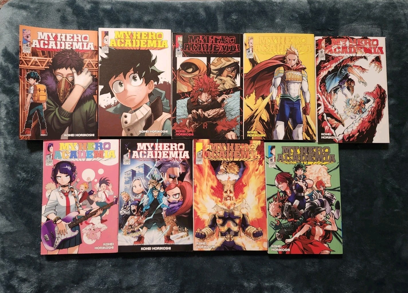 Lotto manga My Hero Academia MHA BNHA vol 14-22 Kohei Horikoshi VIZ inglese 9 libri