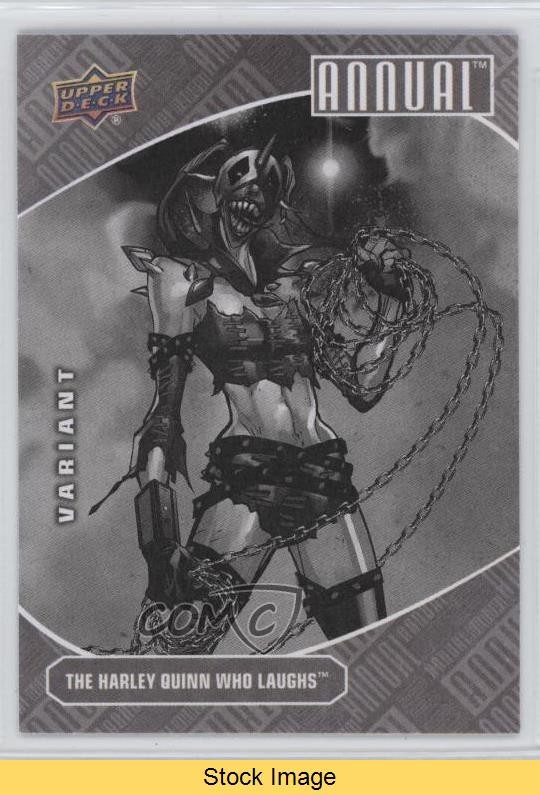 Copertina variante annuale 2023-24 Upper Deck DC Harley Quinn The Who Laughs LEGGI 16yx