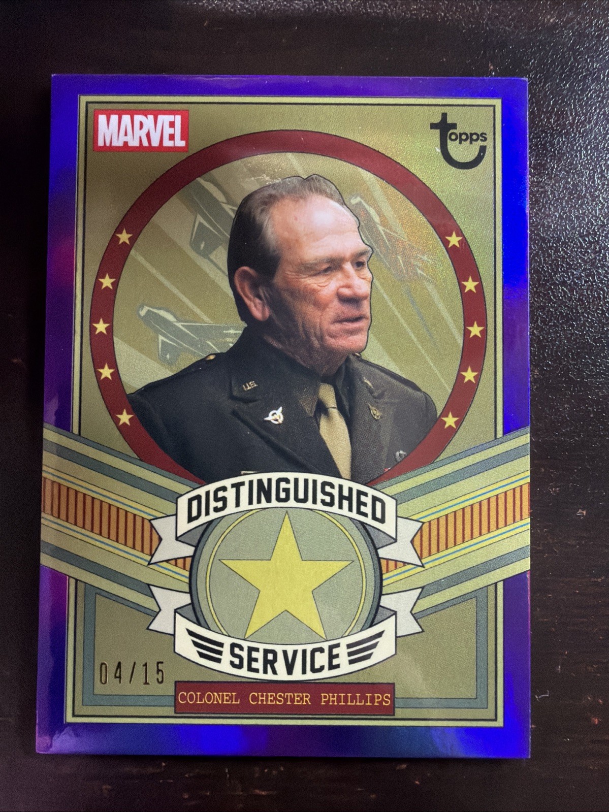 2026 Topps Marvel Brooklyn Collection Distinguished Service Colonel Phillips /15