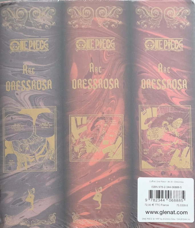 Coffret one piece dressrosa très bon état envoi mondial Relay