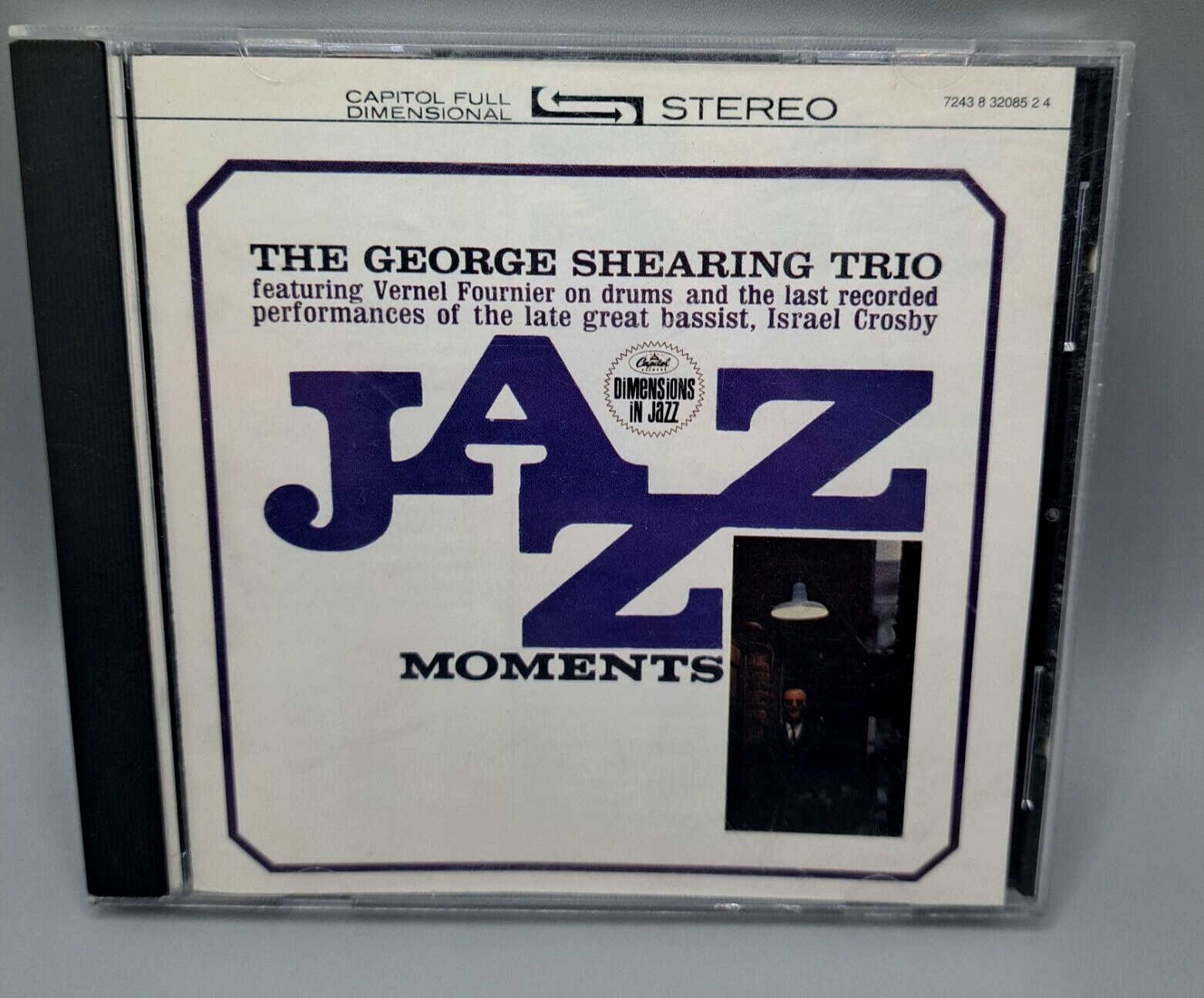 George Shearing Trio - Jazz Moments (CD 1995) Isreal Crosby bassist