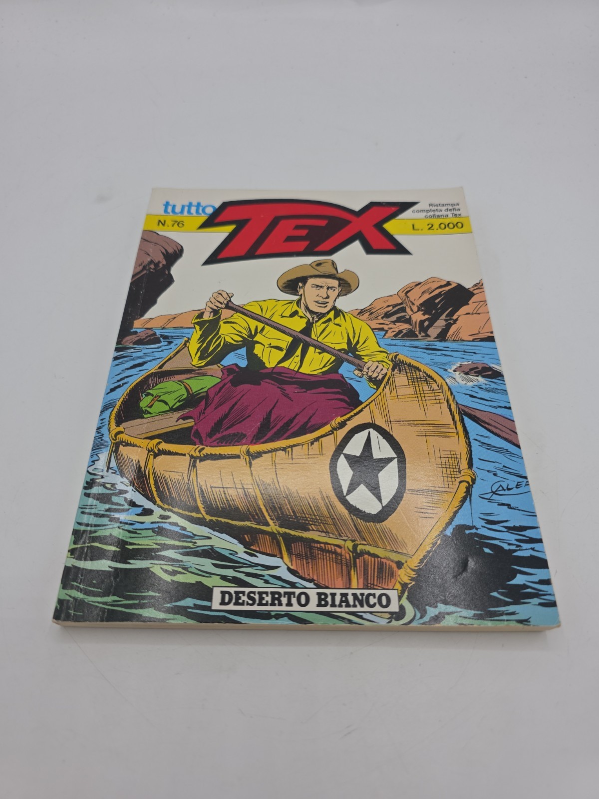 TEX 76 - tutto Tex originale - Deserto bianco - buone condizioni