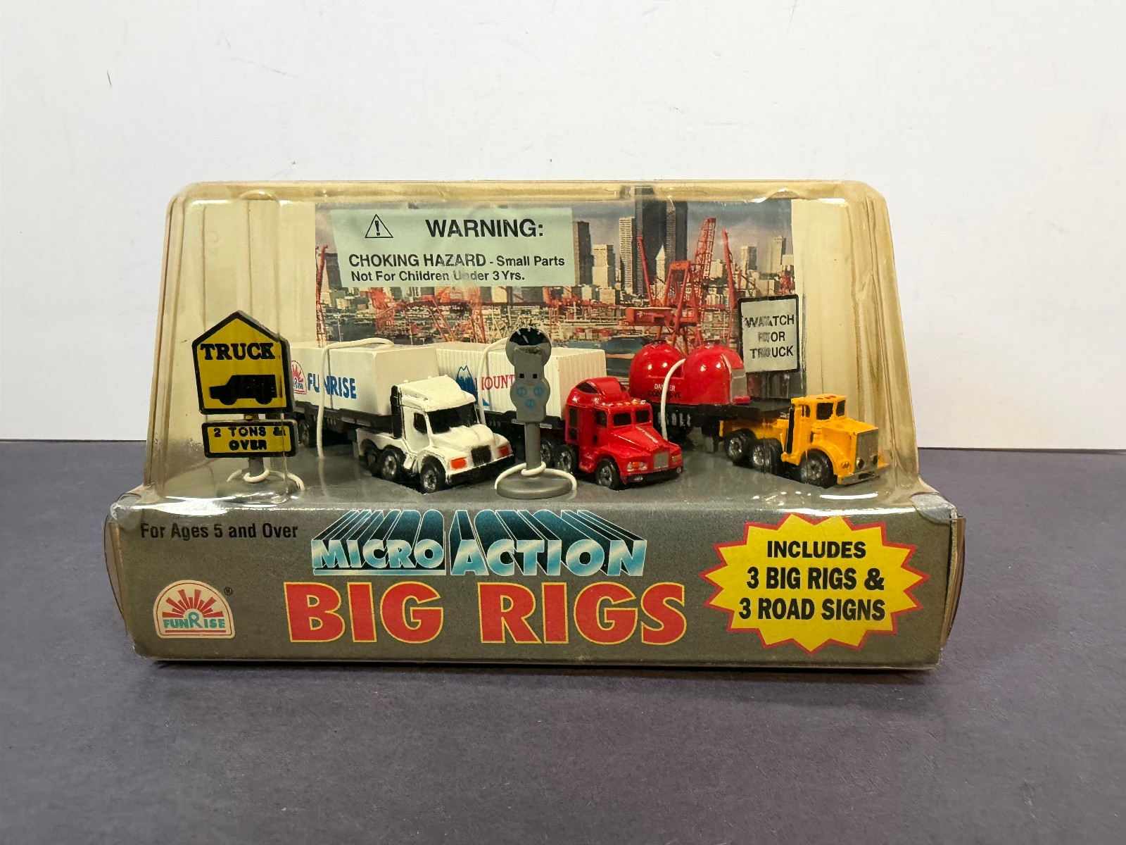 FunRise Micro Action BIG RIGS Semi Camion Rimorchio Miniatura Veicolo Set