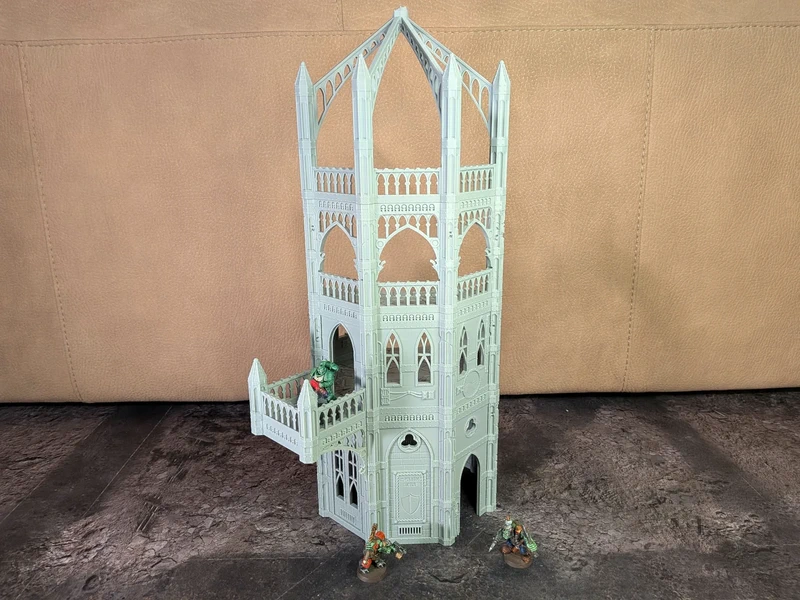 Décor Tour Saint Anne 3 étages Wargame terrain 28/32mm