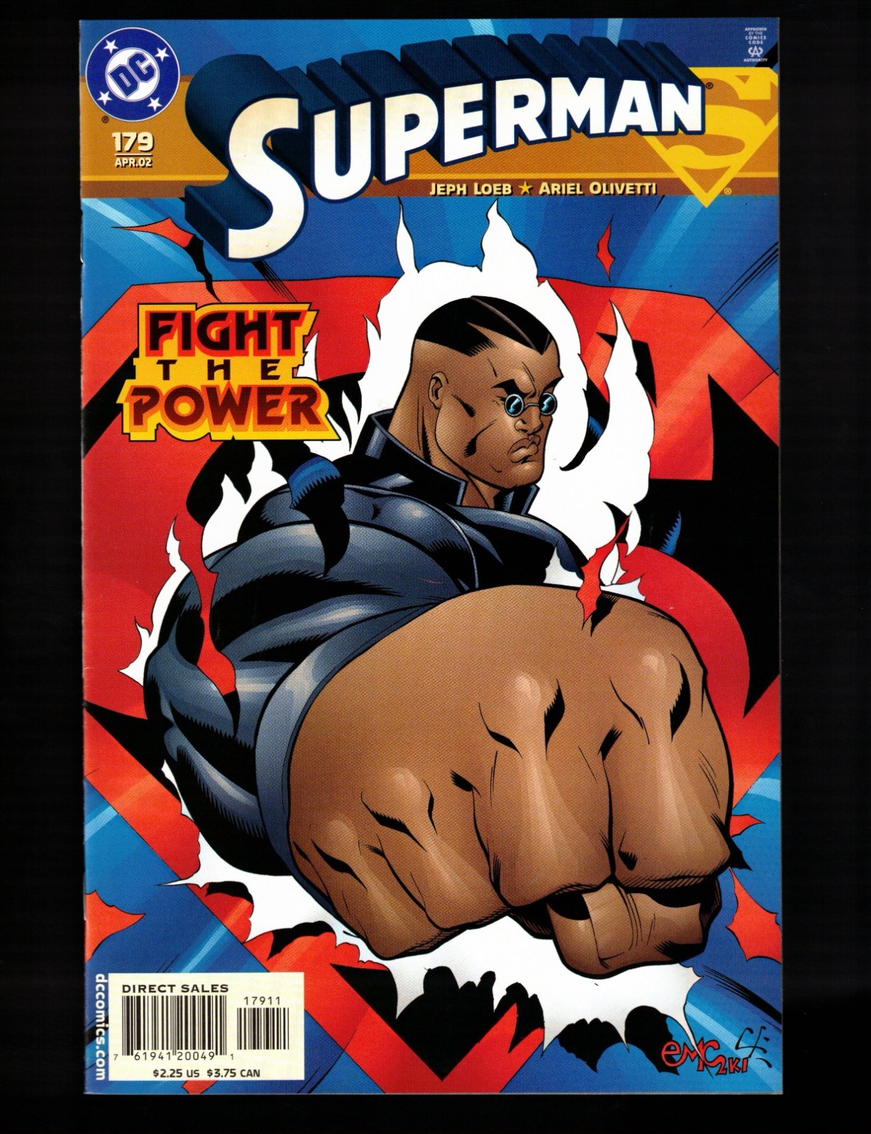 Superman #179  1st Appearance Muhammad X!  VF/NM 2002 DC Comic