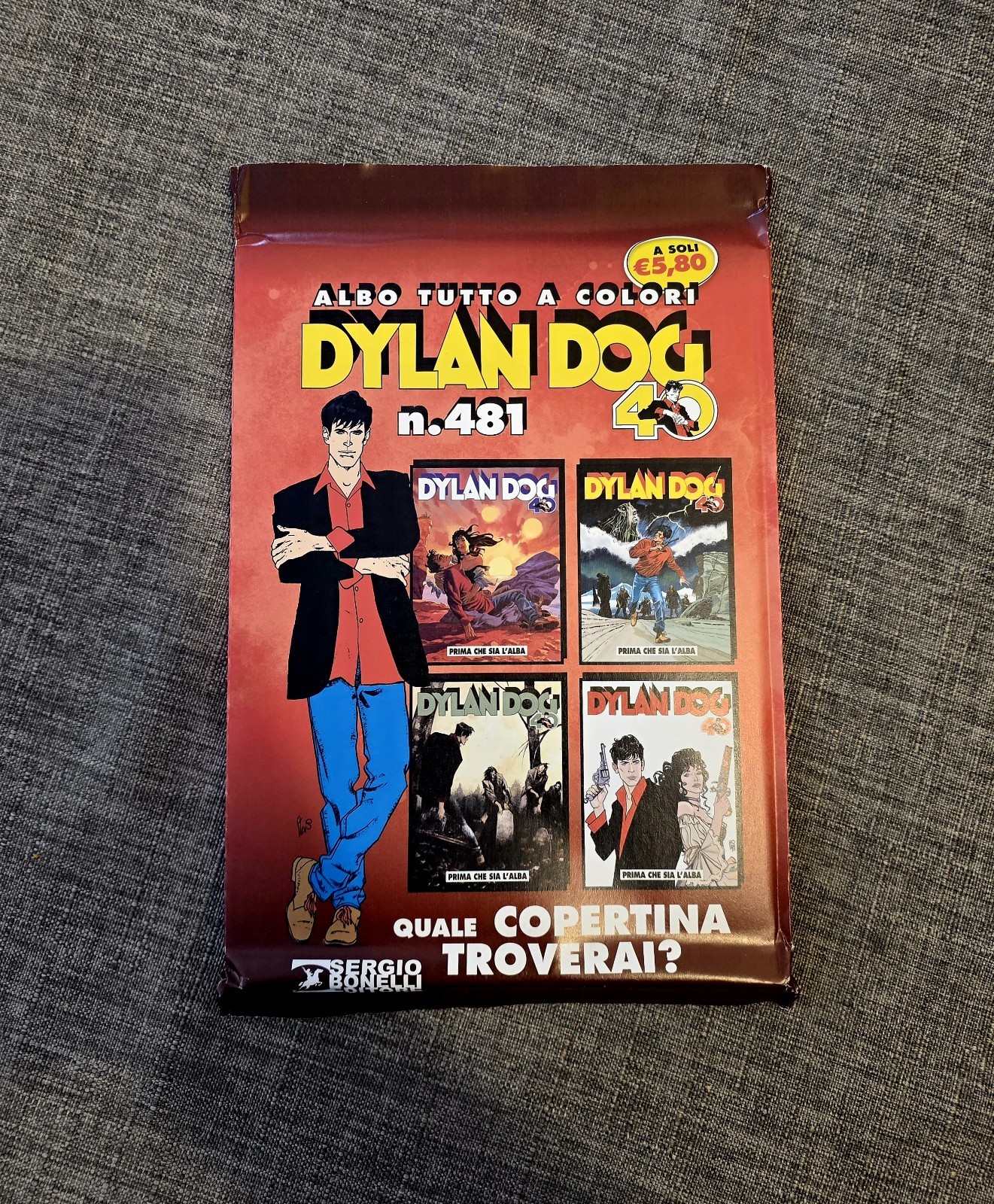 Dylan Dog 481 Prima Che Sia L'alba 1 Busta Bonelli Editore Sealed