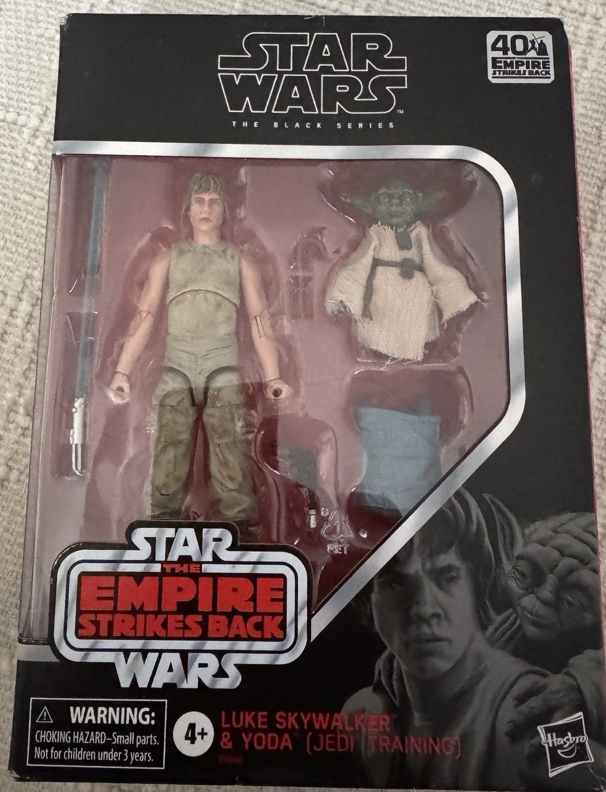 NEW STAR WARS BLACK SERIES 6" D4 LUKE SKYWALKER & YODA JEDI TRAINING