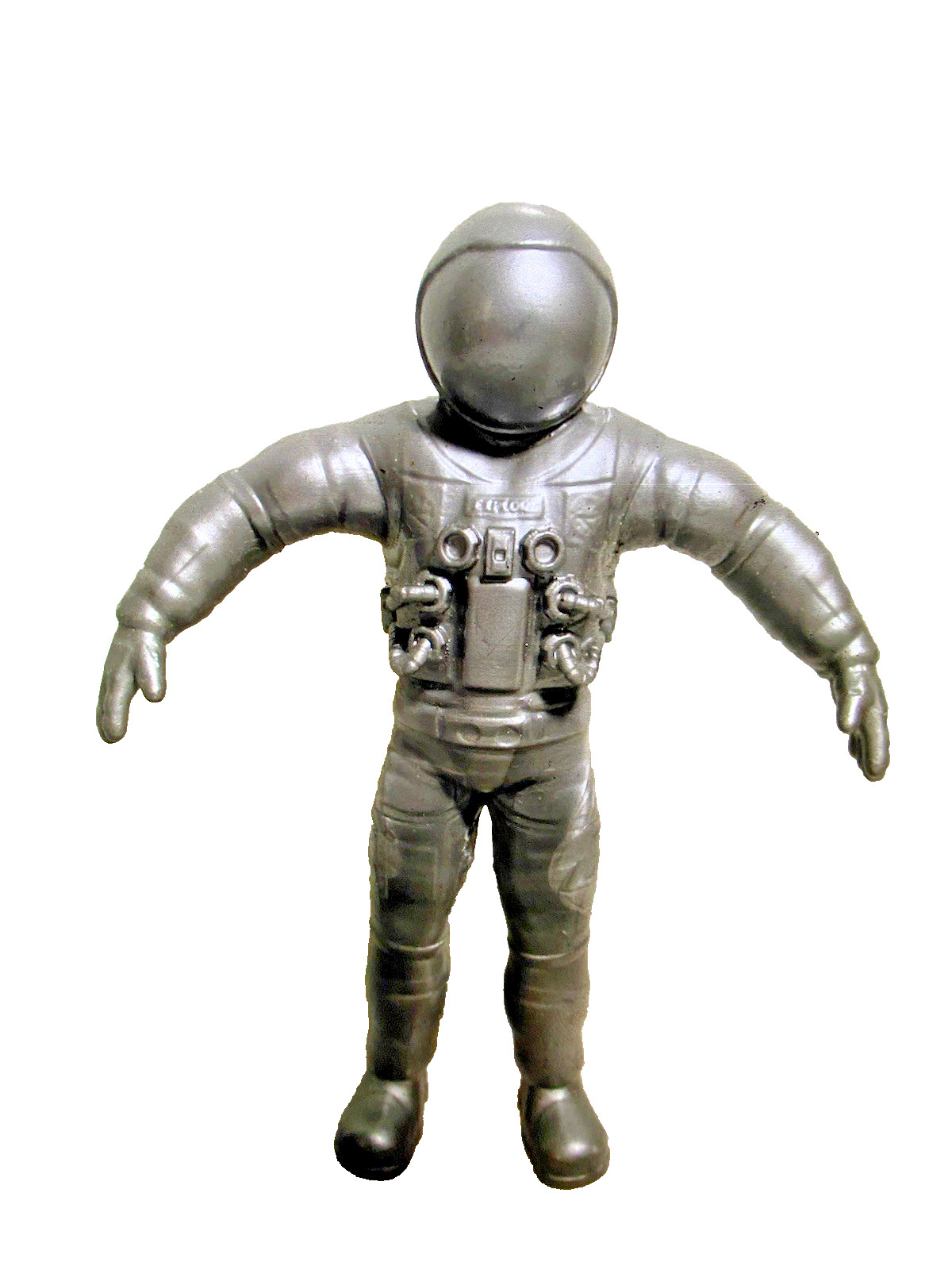 Toysmith Bendy Astronaut Flexible Bendable Action Figure Toy Silver Spaceman 5"