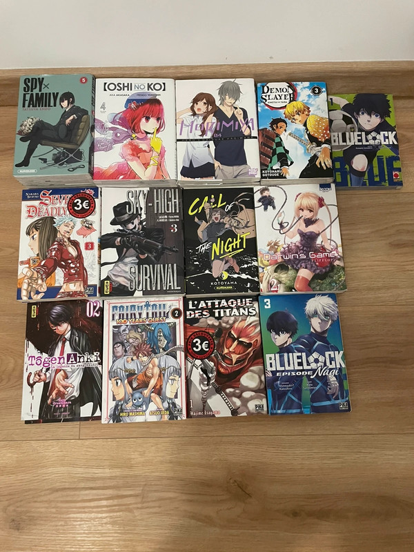 📚 Lot de 33 mangas –bon état-très bonne état- neuf