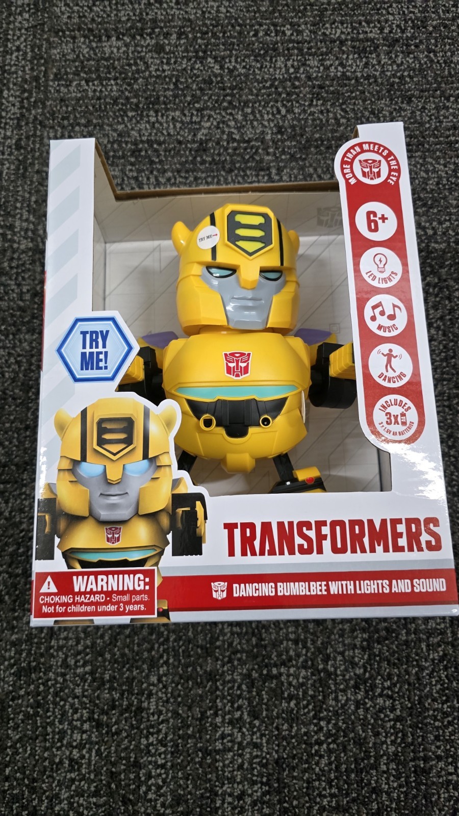 Transformers Dancing Bumblebee Action Figure con Luci e Suoni NUOVO