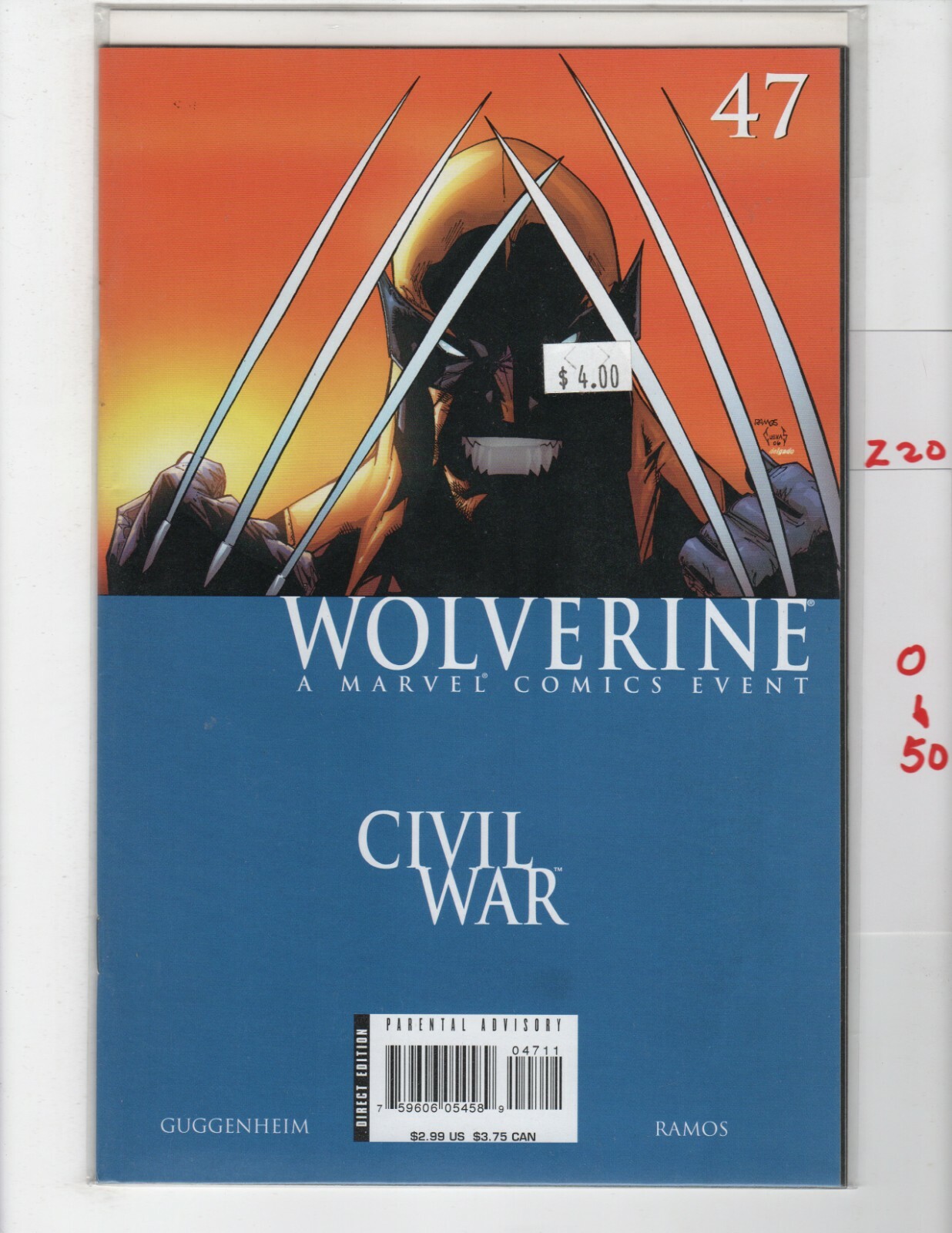 Wolverine #47 ottime condizioni 2003 Marvel z20050