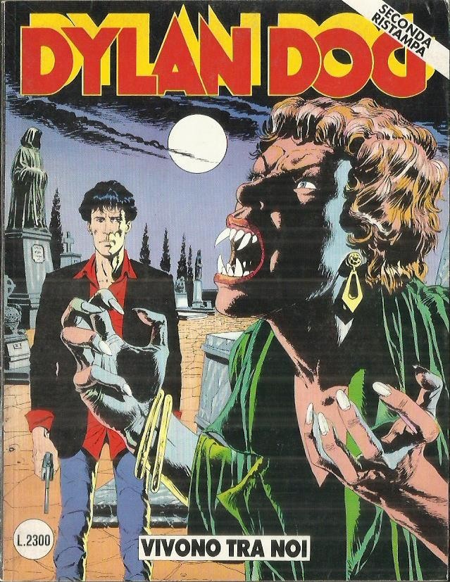 DYLAN DOG SECONDA RISTAMPA n° 13 (Bonelli, 1992) VIVONO TRA NOI