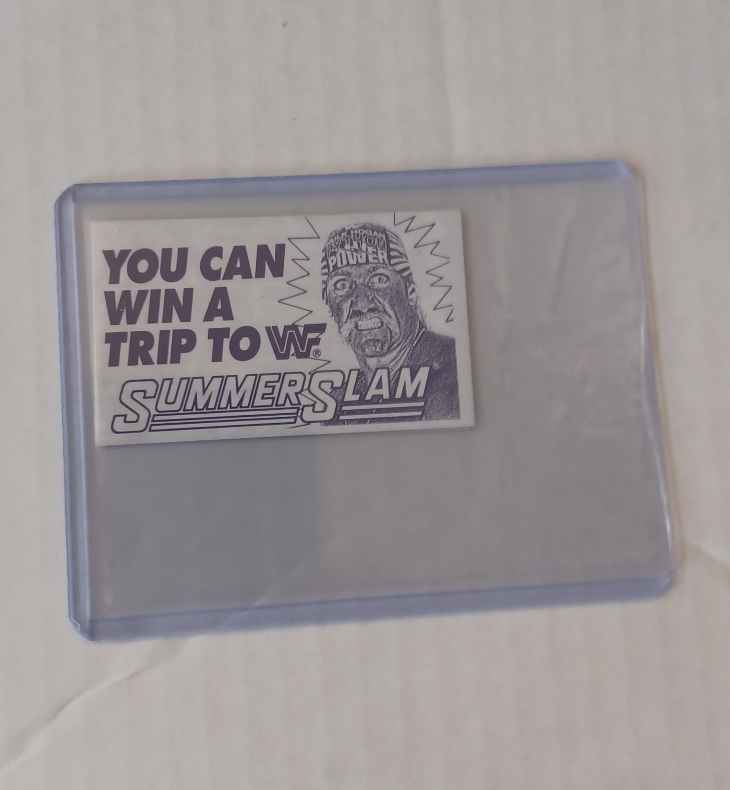 wwf hasbro summerslam 3 d  Lenticular Sweepstakes Offer  Insert