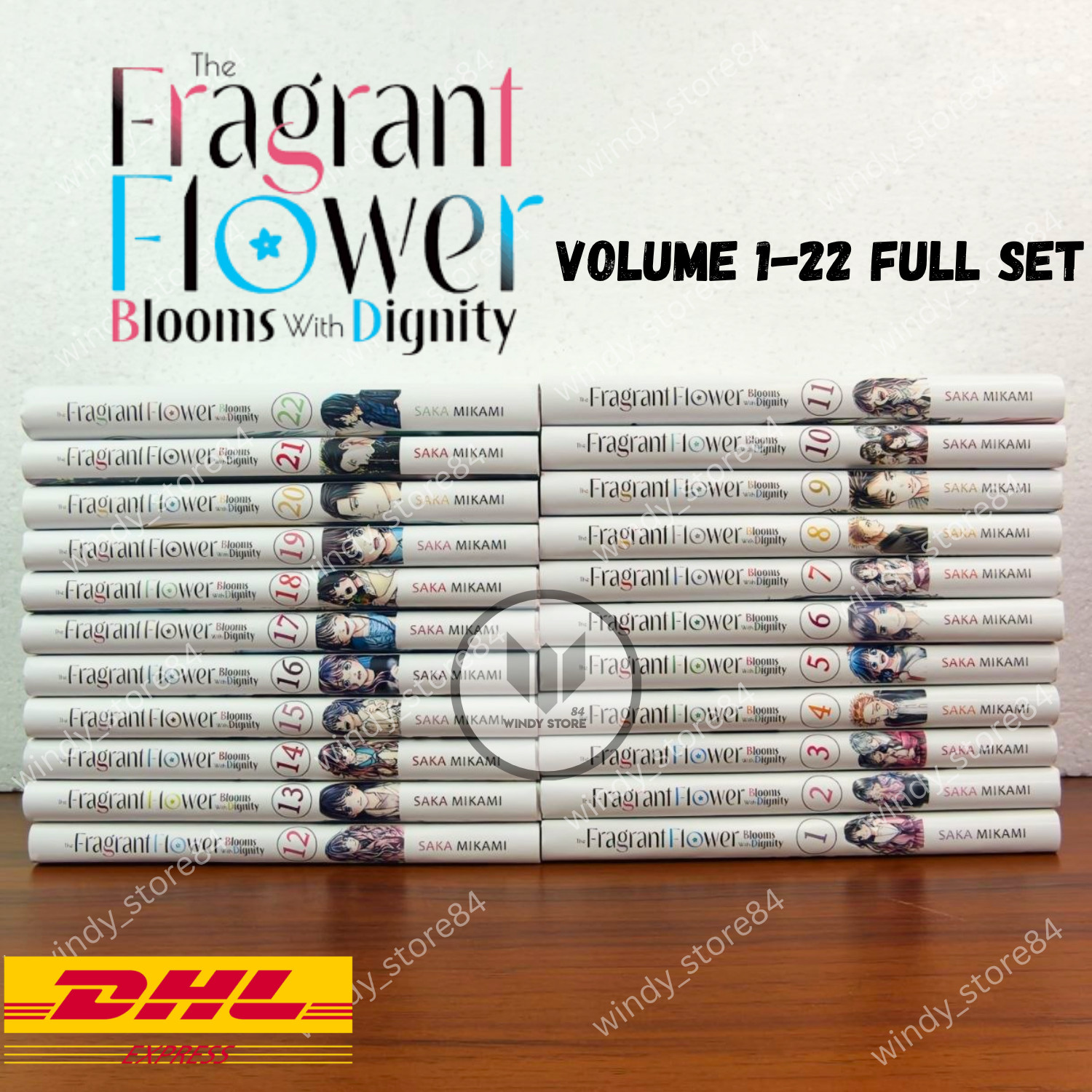 The Fragrant Flower Blooms With Dignity Manga Inglese Half/Full Set Vol.1-22 Nuovo