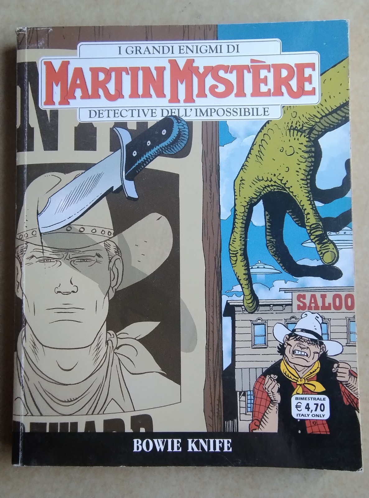 Martin Mystere n. 303 - Bowie Knife -Bonelli - 2009 -Storia completa