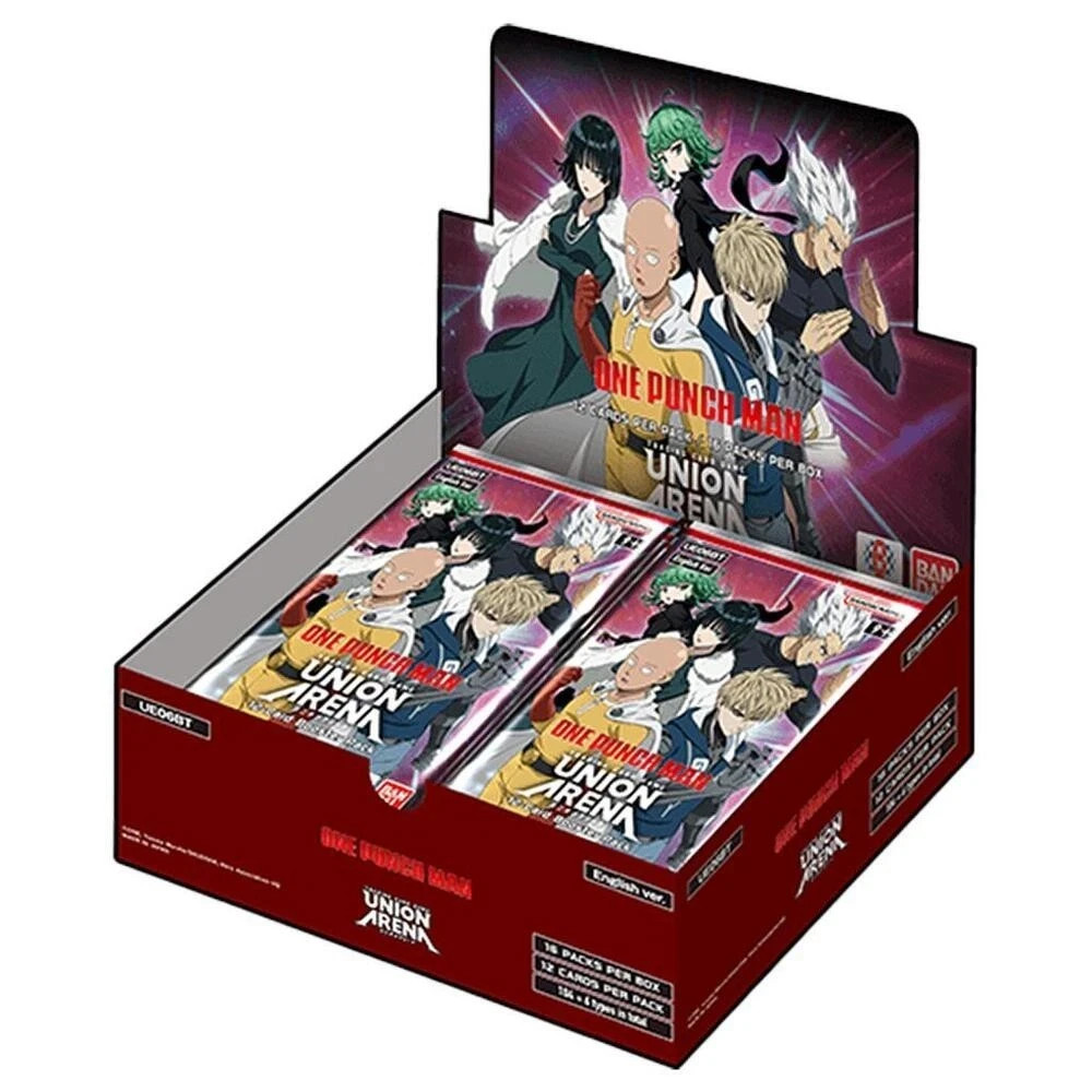 Union Arena TCG One Punch Man Booster Display Box UE06BT Inglese - Nuovo, Sigillato