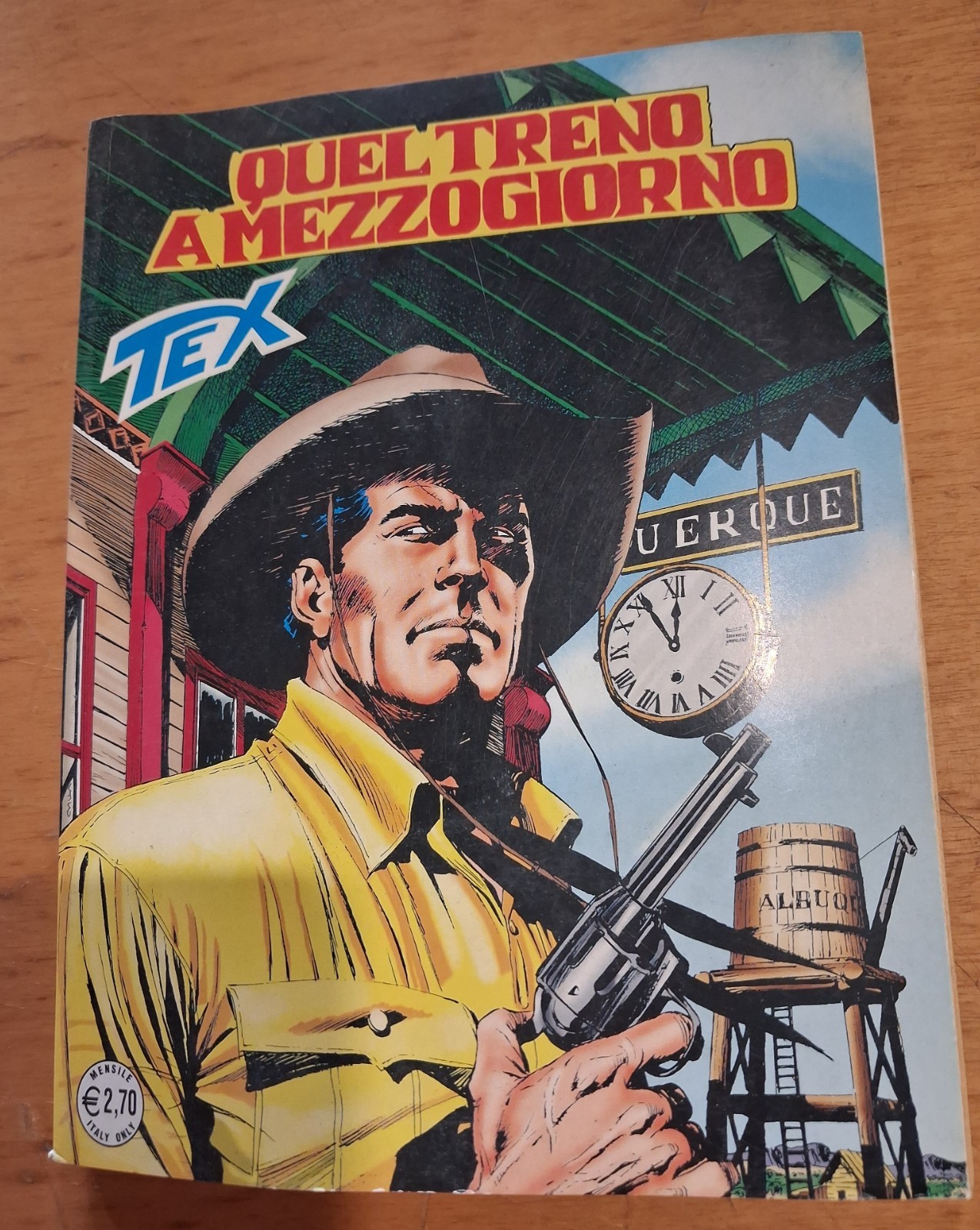 fumetto tex n.594 quel treno a mezzogiorno bonelli editore aprile 2010