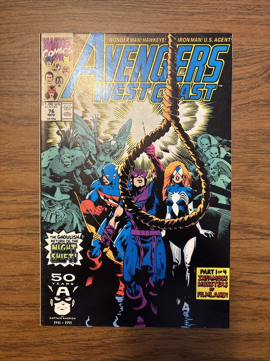 Marvel Comics West Coast Avengers #76 (Nov 1991)