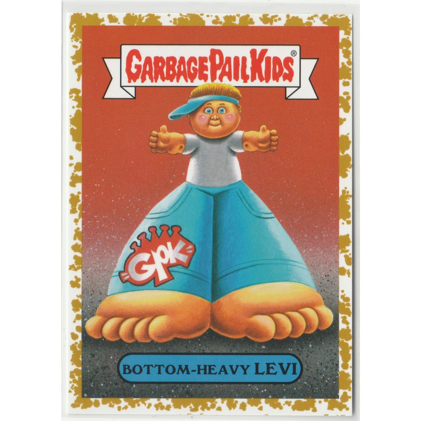 Bottom-Heavy Levi #9b oro 27/50 secchio spazzatura bambini GPK JNCO jeans parodia 2019 SP