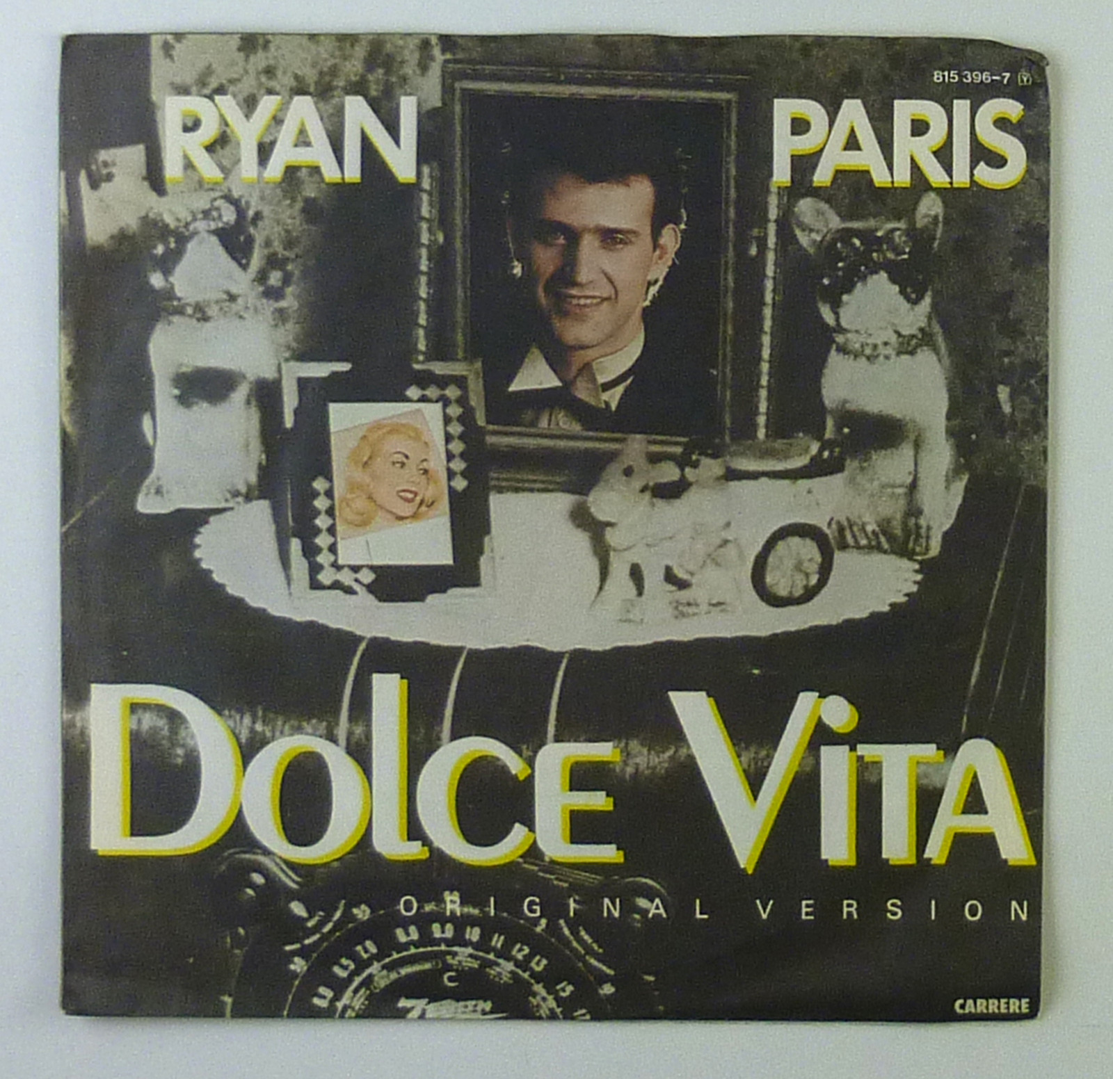 7" Singolo - Ryan Paris - Dolce Vita - S800 - Lavato E Pulito