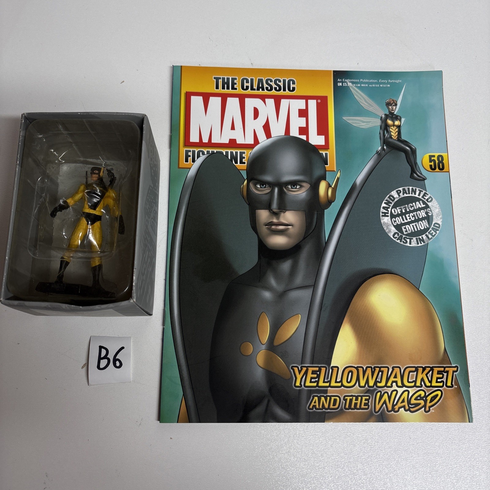 Collezione Figurine Marvel The Classic - Yellowjacket E La Vespa - Numero 58