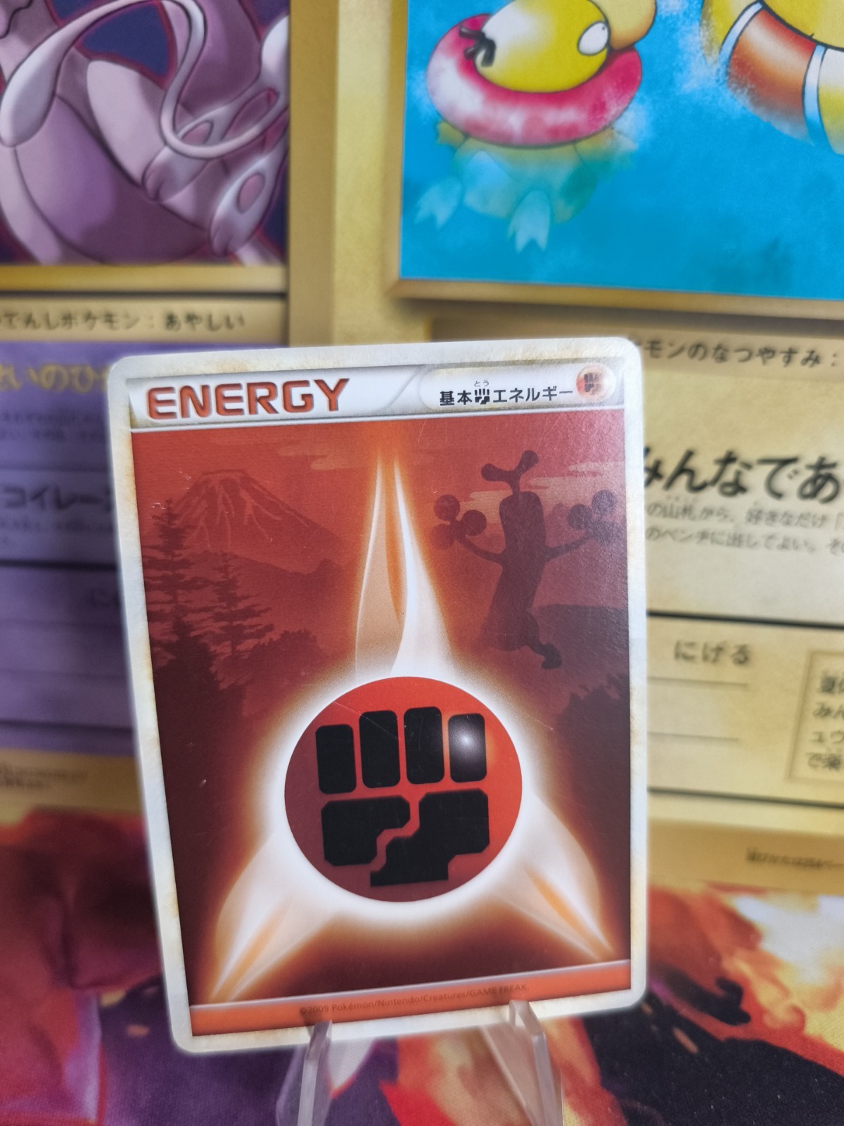Carta Pokemon Card Fighting Energy Sudowoodo Heartgold Soulsilver giapponese Exc+