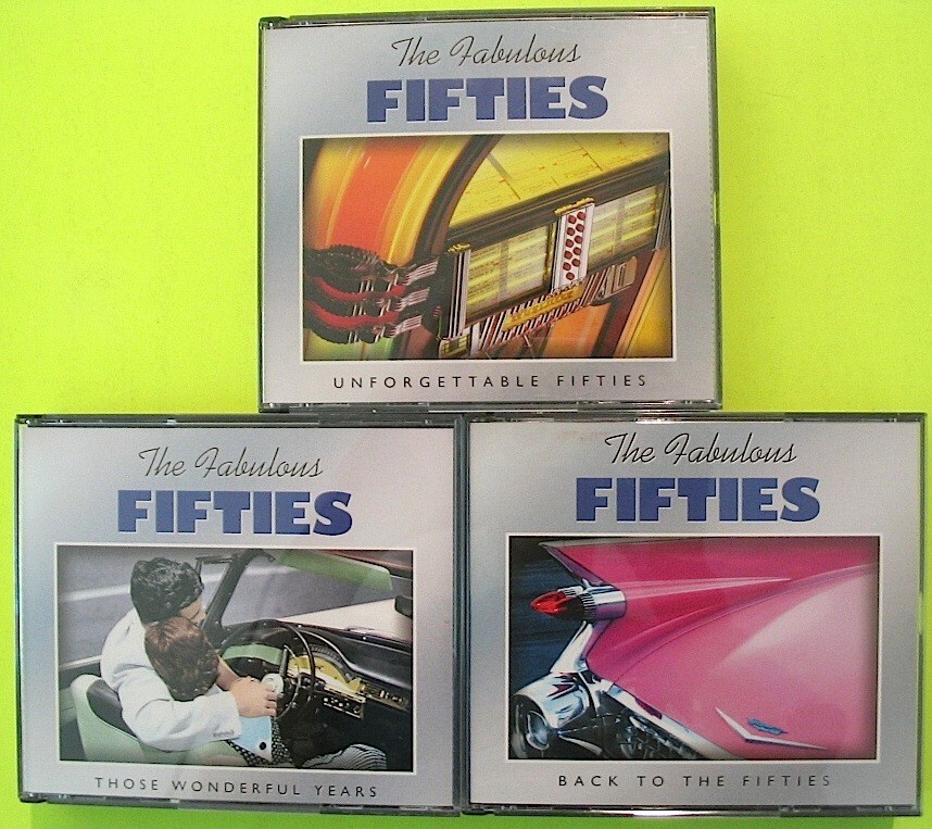 THE FABULOUS FIFTIES Three 3-Disc CD Sets (9 CDs Total) 150 Songs BMG Heartland