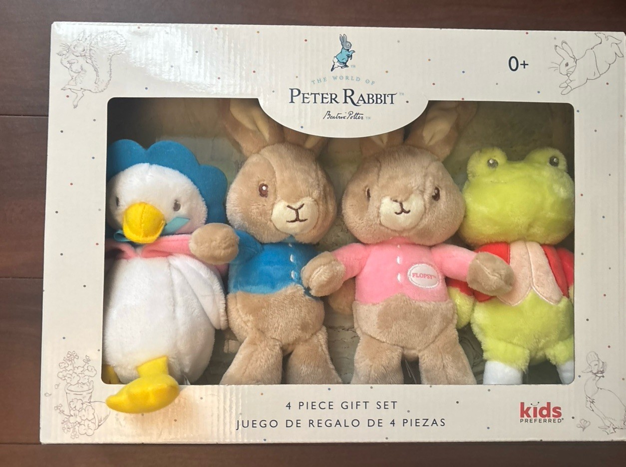 Beatrix Potter's Peter Rabbit-Peter Rabbit 4 pc Plush Gift Set by Kids Preferred