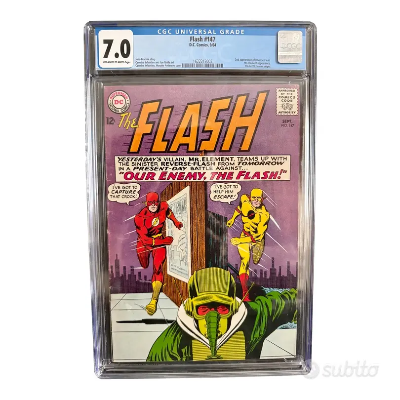 The Flash 147 CGC 7.0 Reverse-Flash DC 1964