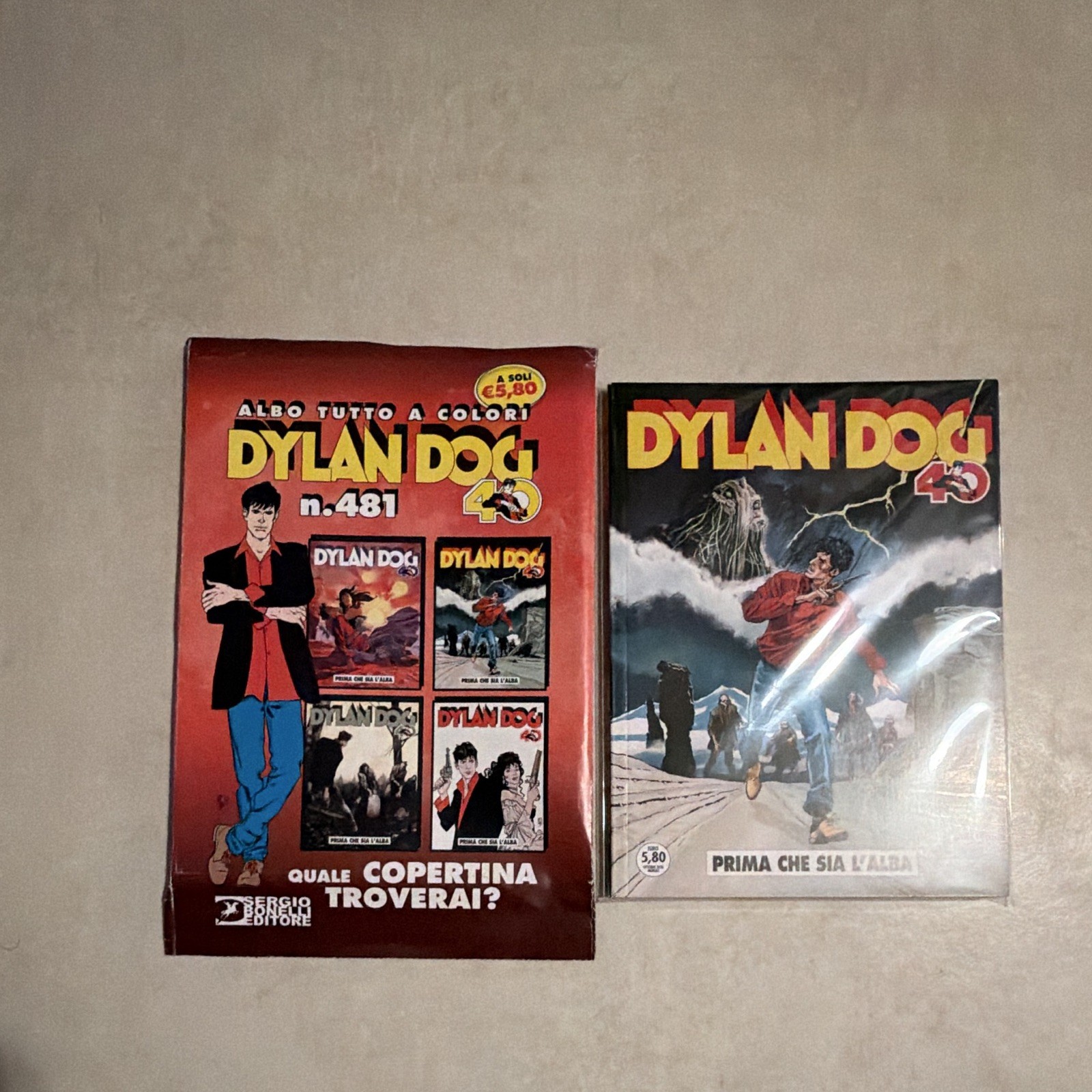 Dylan Dog 481 VARIANT CLAUDIO VILLA – Prima che sia l’alba – A colori - nuovo