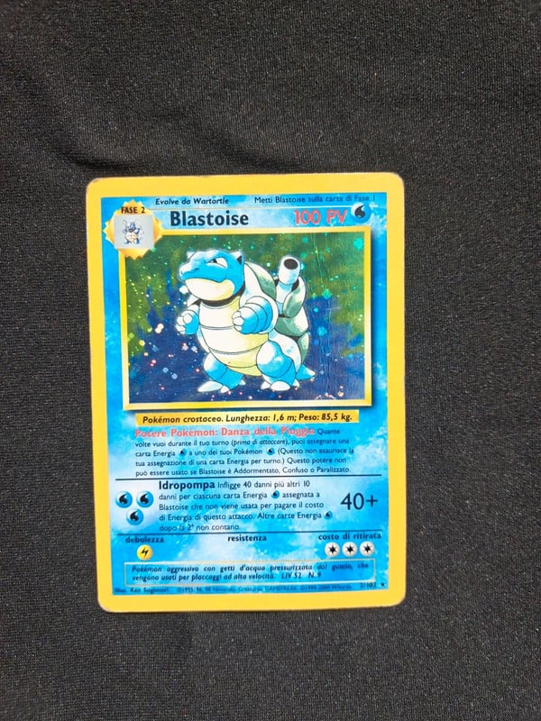 Blastoise set base 2/102