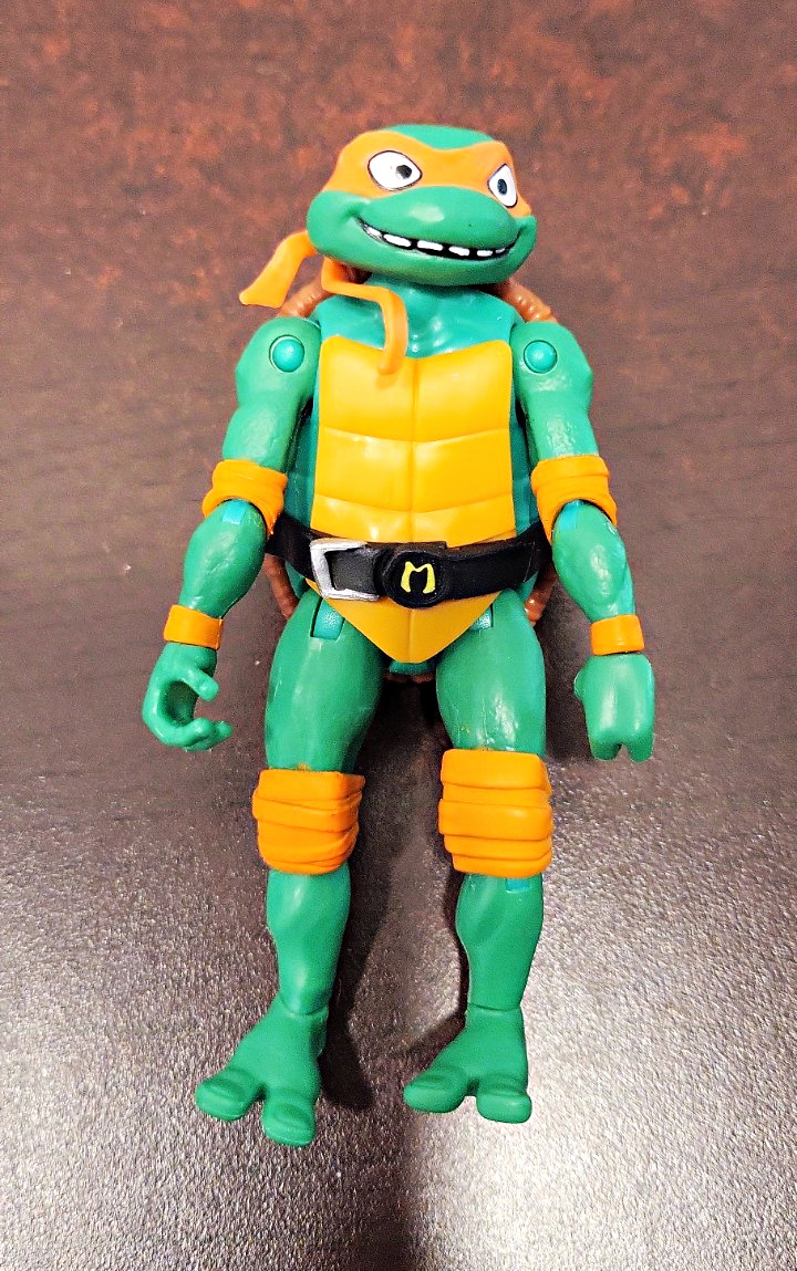 Teenage Mutant Ninja Turtles Michelangelo 5in Plastic Action Figure Green